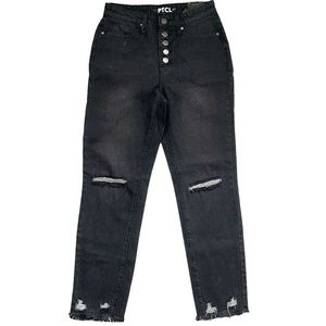 PTCL Black Vintage High Rise Jeans